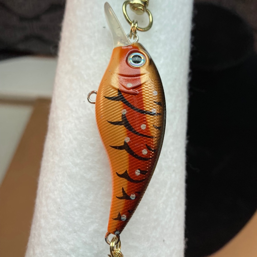 Fish lure keychain